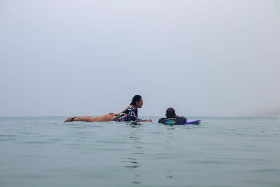 Surf lessons: in Arpoador in Ipanema. - How the small group changes the lesson