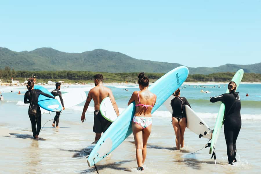 Surfing Lesson with Sea Wolf - Meeting at Sea Wolf Surf Hostel in Barra da Lagoa